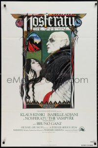 1j2088 NOSFERATU THE VAMPYRE 1sh 1979 Werner Herzog, Palladini art of vampire Klaus Kinski!