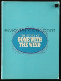 1j0547 GONE WITH THE WIND souvenir program book R1967 the story behind the most classic movie!