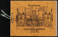 1j0363 KING OF KINGS program 1927 Cecil B. DeMille, Hollywood premiere at Grauman's Chinese Theatre!