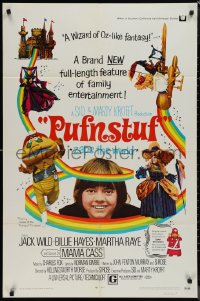 1j2109 PUFNSTUF 1sh 1970 Sid & Marty Krofft musical, wacky images of characters!