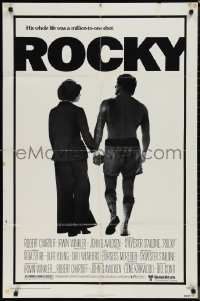 1j2129 ROCKY NSS style 1sh 1976 boxer Sylvester Stallone, John G. Avildsen boxing classic!