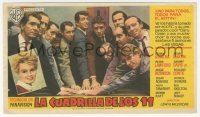 1j0409 OCEAN'S 11 Spanish herald R1963 Sinatra, Martin, Davis Jr., Dickinson, Lawford, Rat Pack!