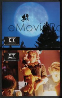 1j0286 E.T. THE EXTRA TERRESTRIAL 12 French LCs 1982 Drew Barrymore, Spielberg sci-fi classic!