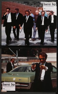 1j0282 RESERVOIR DOGS 8 French LCs 1992 Quentin Tarantino, Harvey Keitel, Steve Buscemi, Chris Penn!