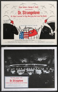 1j1267 DR. STRANGELOVE 8 LCs 1964 Stanley Kubrick, Peter Sellers, Sterling Hayden, complete set!