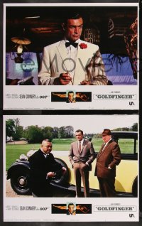 1j0758 GOLDFINGER signed #1/3 set of 8 faux LCs 2021 scenes you would have liked to see!