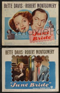 1j1292 JUNE BRIDE 8 LCs 1948 Robert Montgomery, pretty Betty Lynn, Tom Tully, Jerome Cowan!