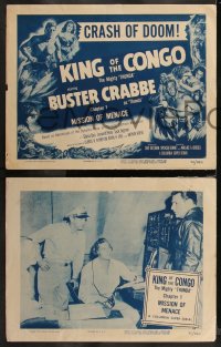 1j1375 KING OF THE CONGO 4 chapter 1 LCs 1952 Crabbe as The Mighty Thunda, Mission of Menace!