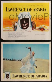 1j1297 LAWRENCE OF ARABIA 8 LCs 1962 Peter O'Toole, Claude Rains, Anthony Quayle, complete set!