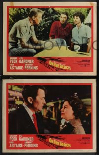 1j1366 ON THE BEACH 6 LCs 1959 Gregory Peck, Ava Gardner, Fred Astaire & Anthony Perkins!