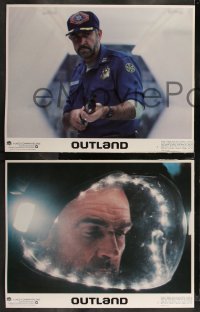 1j1317 OUTLAND 8 LCs 1981 Sean Connery is the only law on Jupiter's moon, Peter Boyle, sci-fi!