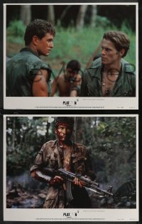 1j1322 PLATOON 8 LCs 1986 Oliver Stone classic, Tom Berenger, Willem Dafoe, Vietnam War!