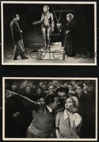 1j0291 METROPOLIS group of 3 German Ross bookplates 1935 Fritz Lang classic, robot Brigitte Helm!