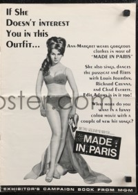 1j1750 MADE IN PARIS pressbook 1966 super sexy Ann-Margret before and after she got there!