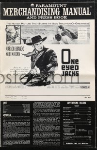 1j1760 ONE EYED JACKS pressbook 1961 great images of star & director Marlon Brando!