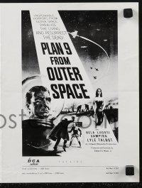 1j1764 PLAN 9 FROM OUTER SPACE pressbook 1958 directed by Ed Wood, arguably the worst movie ever!