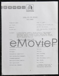 1j0237 JUDD FOR THE DEFENSE TV presskit 1967 lawyer Carl Betz, contains NO stills!