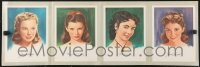 1j0519 LITTLE WOMEN promo brochure 1949 June Allyson, Elizabeth Taylor, Janet Leigh, Margaret O'Brien