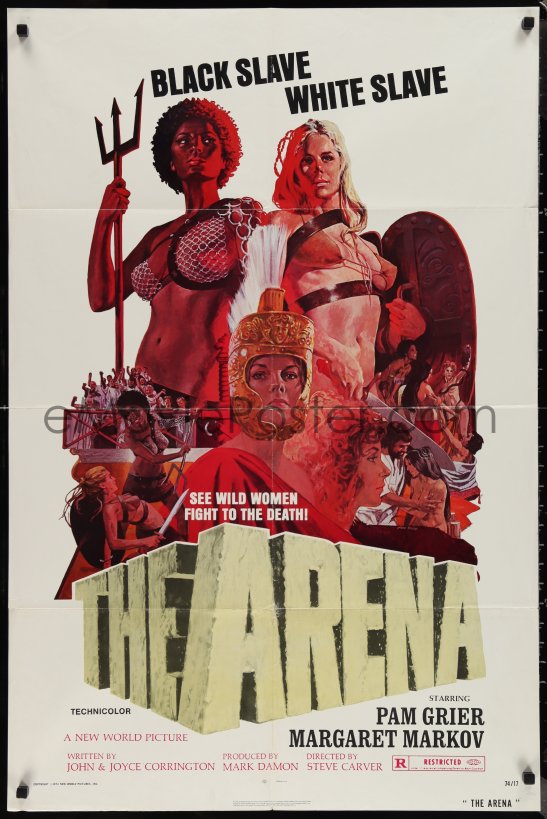 Emovieposter Com J Arena Sh John Solie Artwork Of Sexy Gladiator Pam Grier Margaret