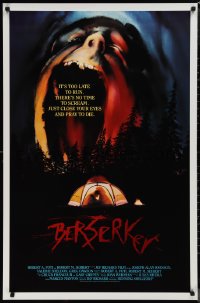 1k1101 BERSERKER 1sh 1987 Jefferson Richard, just close your eyes and pray to die!