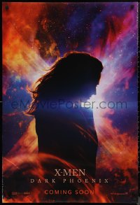 1k1142 DARK PHOENIX int'l teaser DS 1sh 2019 Marvel Comics, X-Men, Sophie Turner in the title role!