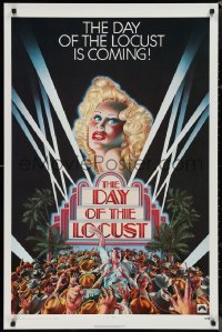 1k1143 DAY OF THE LOCUST teaser 1sh 1975 Schlesinger's version of West's novel, David Edward Byrd art