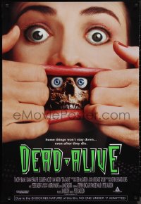 1k1145 DEAD ALIVE 1sh 1992 Peter Jackson gore-fest, some things won't stay down!