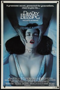 1k1146 DEADLY BLESSING 1sh 1981 Wes Craven, a gruesome secret protected for generations rises!