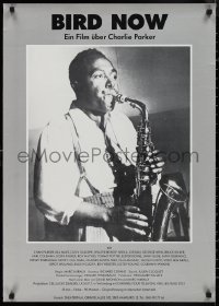 1k0381 BIRD NOW German 1988 great photo of jazz musician Charlie Parker w/saxophone!