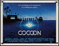 1k0890 COCOON int'l 1/2sh 1985 Ron Howard classic sci-fi, great artwork by John Alvin!