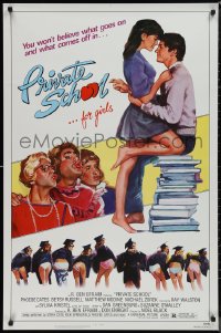 1k1366 PRIVATE SCHOOL 1sh 1983 Cates, Modine, you won't believe what goes on & what comes off!