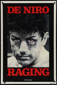 1k1371 RAGING BULL teaser 1sh 1980 Martin Scorsese, classic Kunio Hagio art of Robert De Niro!