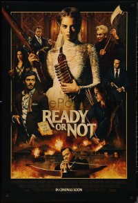 1k1376 READY OR NOT int'l advance DS 1sh 2019 sexy bride Samara Weaving, in-laws can be murder!