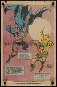 1k0169 BATMAN 2-sided 14x22 special poster 1978 Pasko, Tuska & Colletta art + more on back!