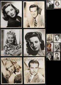 1m0376 LOT OF 14 11X14 STILLS 1950s great studio portraits of leading men & women!