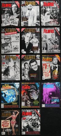 1m0494 LOT OF 14 FILMFAX MOVIE MAGAZINES 1990s filled with great movie images & articles!