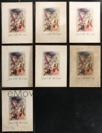 1m0473 LOT OF 7 GONE WITH THE WIND SOUVENIR PROGRAM BOOKS 1939 Margaret Mitchell's classic story!