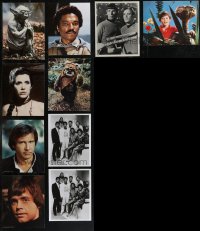 1m0683 LOT OF 10 COMMERCIAL & REPRO PHOTOS 1980s Star Wars, Star Trek, E.T. & more!