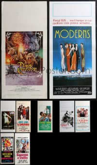 1m0755 LOT OF 15 FORMERLY FOLDED ITALIAN LOCANDINAS 1970s-1990s a variety of cool movie images!