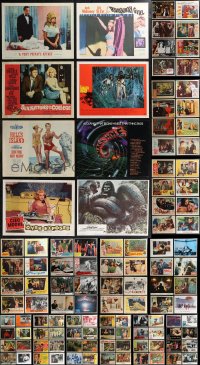 1m0201 LOT OF 133 LOBBY CARDS 1950s-1980s incomplete sets from a variety of movies!