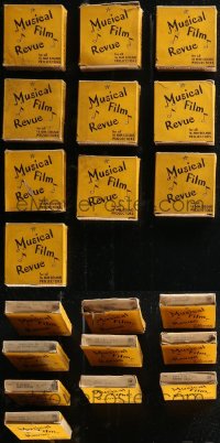 1m0650 LOT OF 10 MUSICAL FILM REVUE 16MM FILMS 1940s with name bands & stars vocalists!