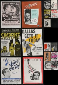 1m0325 LOT OF 17 1-PAGE TRADE ADS 1940s great images from a variety of different movies!