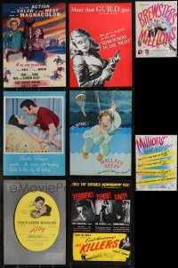 1m0337 LOT OF 7 2-PAGE TRADE ADS 1940s great images from a variety of different movies!