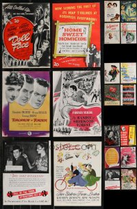 1m0334 LOT OF 10 2-PAGE TRADE ADS 1940s great images from a variety of different movies!