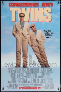 1m0734 LOT OF 10 UNFOLDED TWINS HALF SUBWAY POSTERS 1988 Arnold Schwarzenegger, Danny DeVito