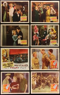 1m0289 LOT OF 13 LOBBY CARDS FROM BETTY GRABLE MOVIES 1940s-1950s incomplete sets!