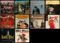 1m0476 LOT OF 10 33 1/3 RPM MOVIE SOUNDTRACK RECORDS 1960s-1970s Baby Doll, Trapeze & more!