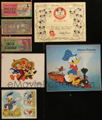 1m0400 LOT OF 14 MISCELLANEOUS WALT DISNEY ITEMS 1960s-1970s Donald Duck, Mickey Mouse, Dumbo!