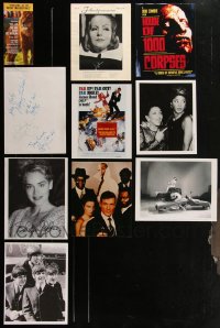 1m0444 LOT OF 10 MISCELLANEOUS ITEMS 1970s-2000s cool images, includes some signed items!