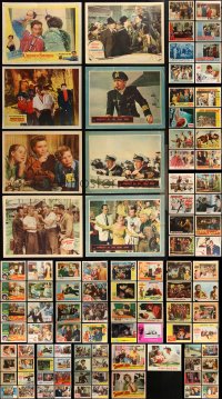 1m0202 LOT OF 131 LOBBY CARDS 1940s-1970s incomplete sets from a variety of different movies!